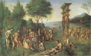 Lorenzo Costa The Reign of Comus (mk05) oil painting reproduction